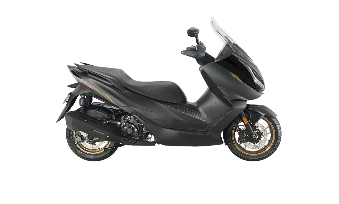 Zontes 350 E Preto/Dourado